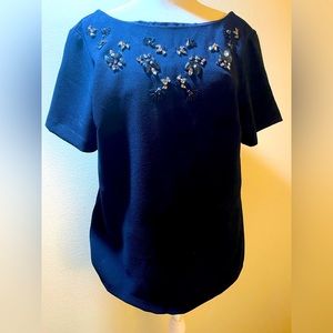 Banana Republic embellished blouse